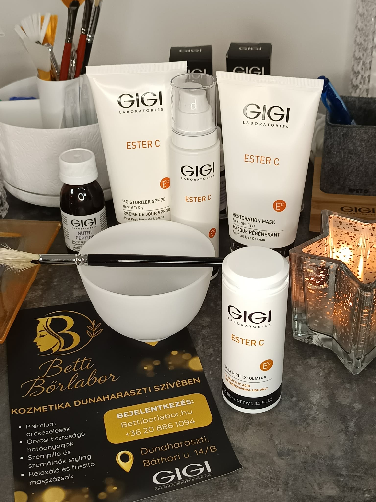 Ragyogást fokozó AHA savas peeling kezelés